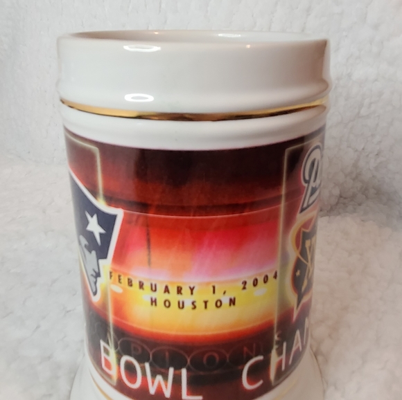 New England Patriots NFL Superbowl Mug XXXVIII 2004 - Picture 9 of 10